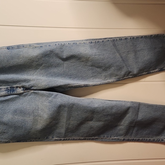 Men's 505's Vintage Levis Orange Tab Made In Mexico Blue Relaxed Cotton Jeans - Picture 6 of 9